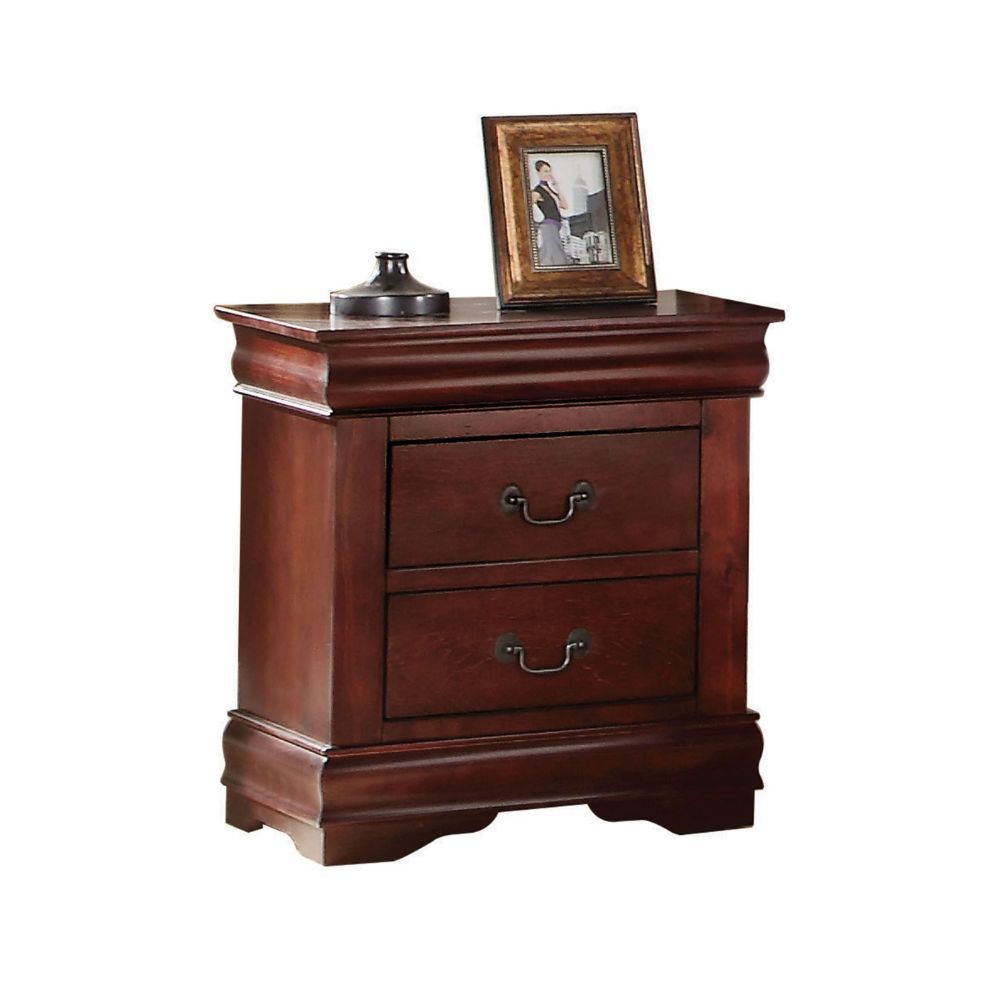 (Janine Bundle Discount) Louis Philippe III Chest + Nightstand