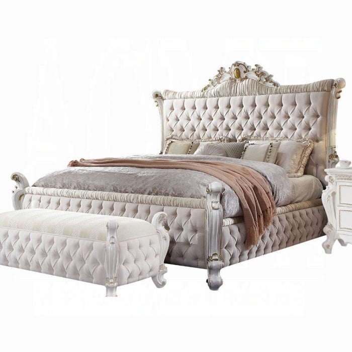 Picardy Bed and Nightstands