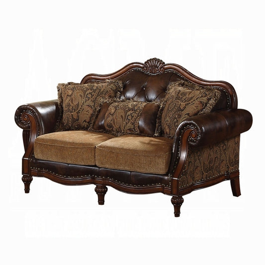 Dreena Loveseat With 3 Pillows