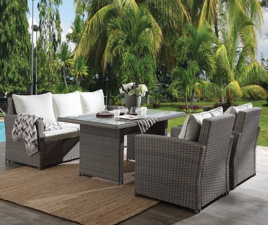 Tahan Dining Set with Sofa & 2 Chairs