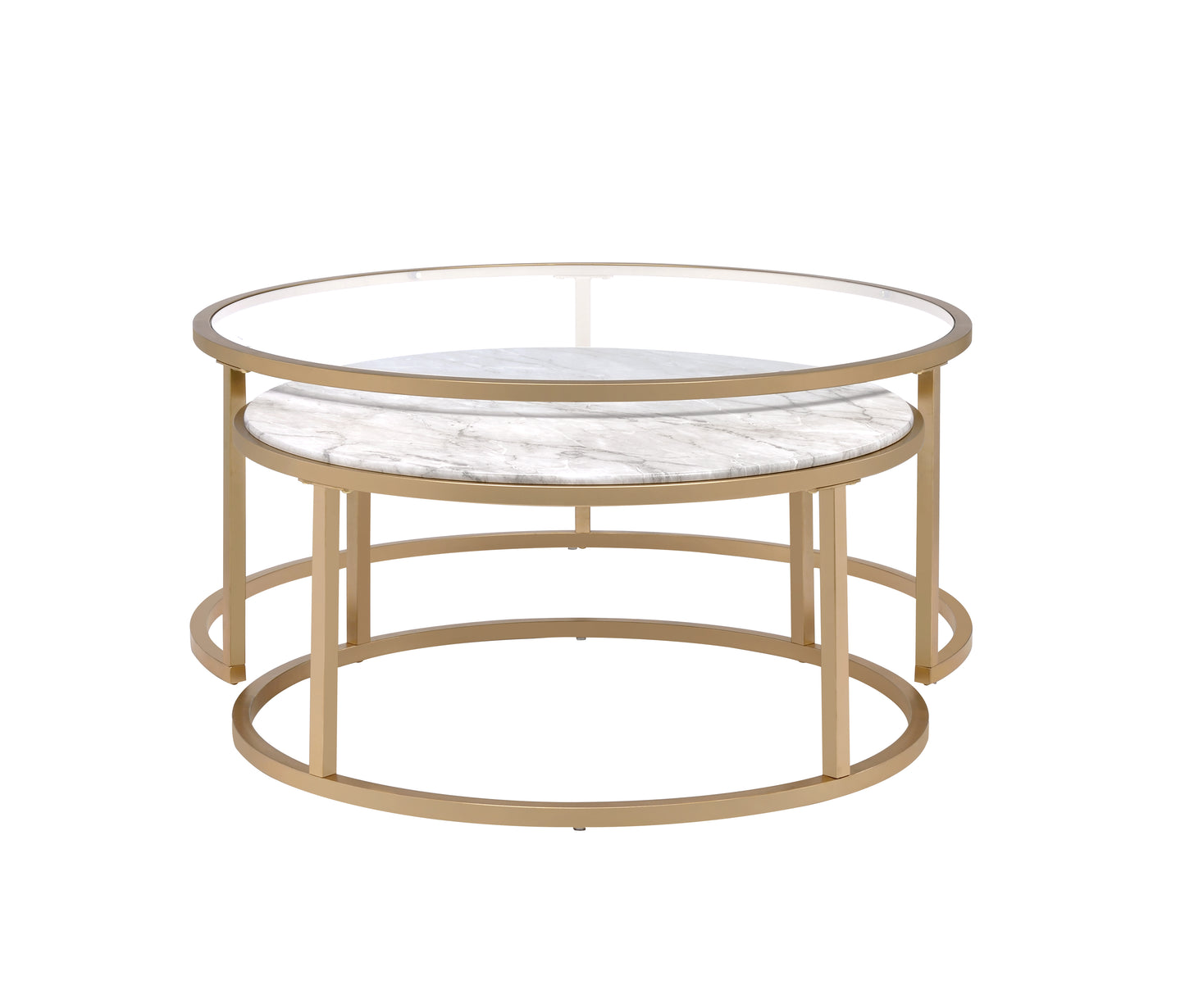 Shanish 2 Piece Nesting table