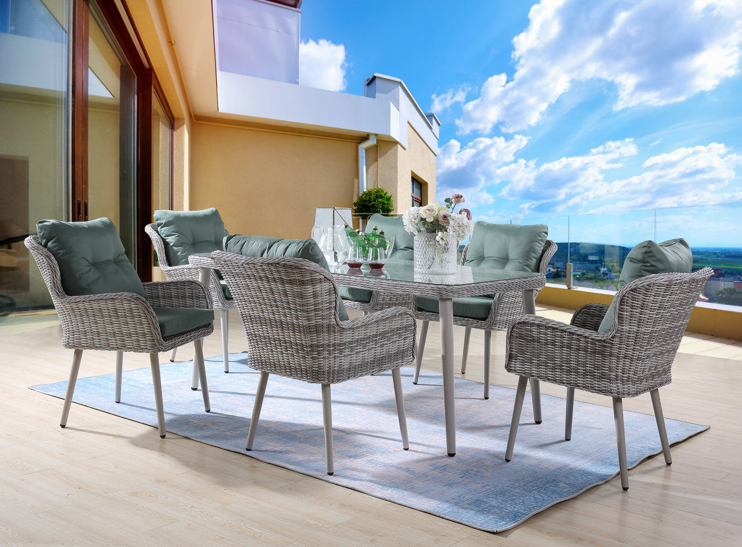 Jenneva Patio Dining Set