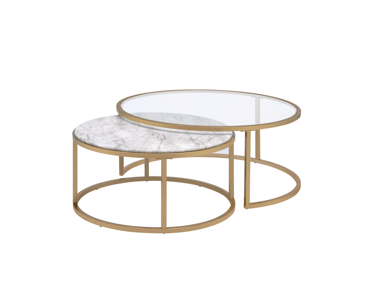 Shanish 2 Piece Nesting table