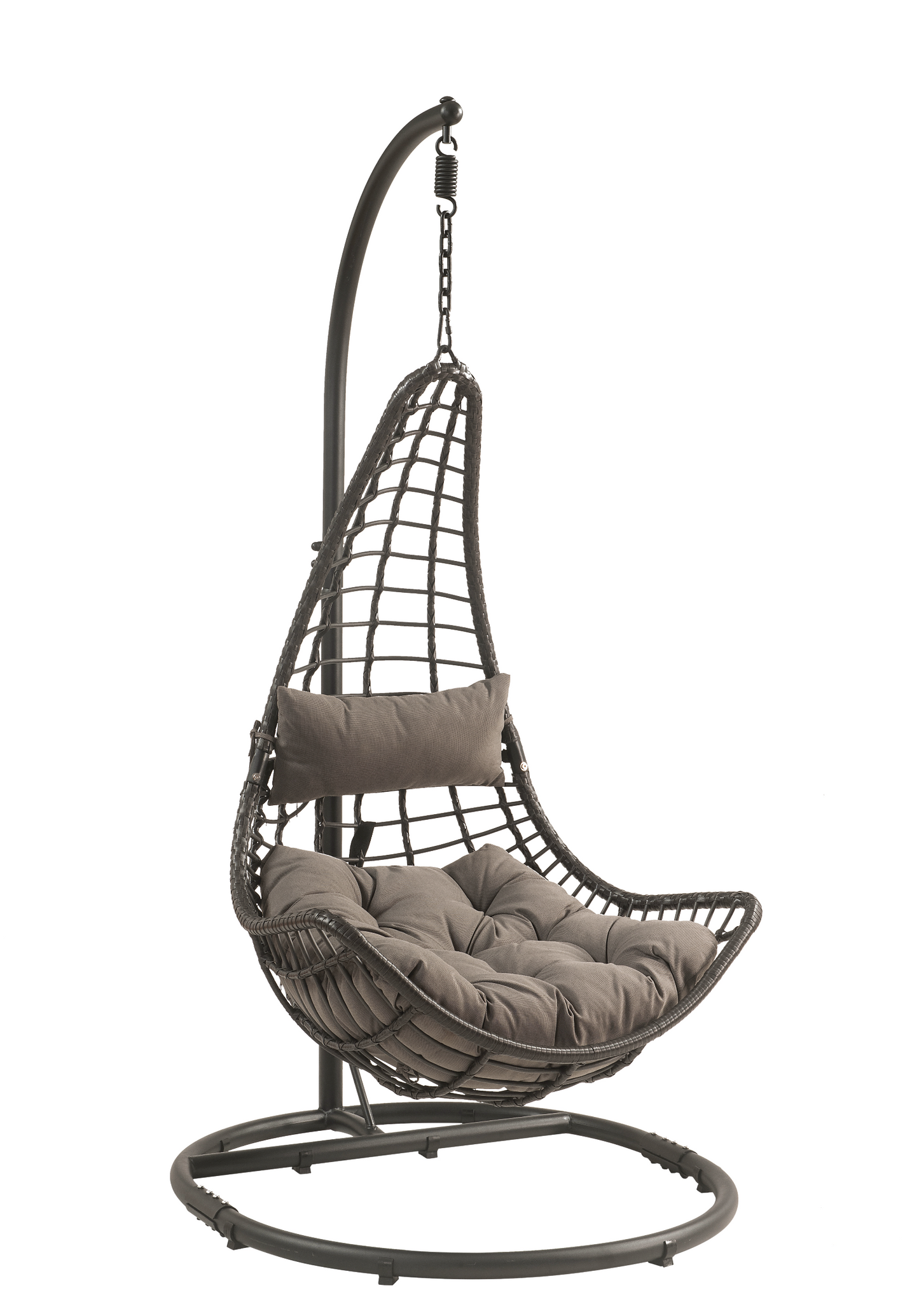 Uzae hanging chair with stand