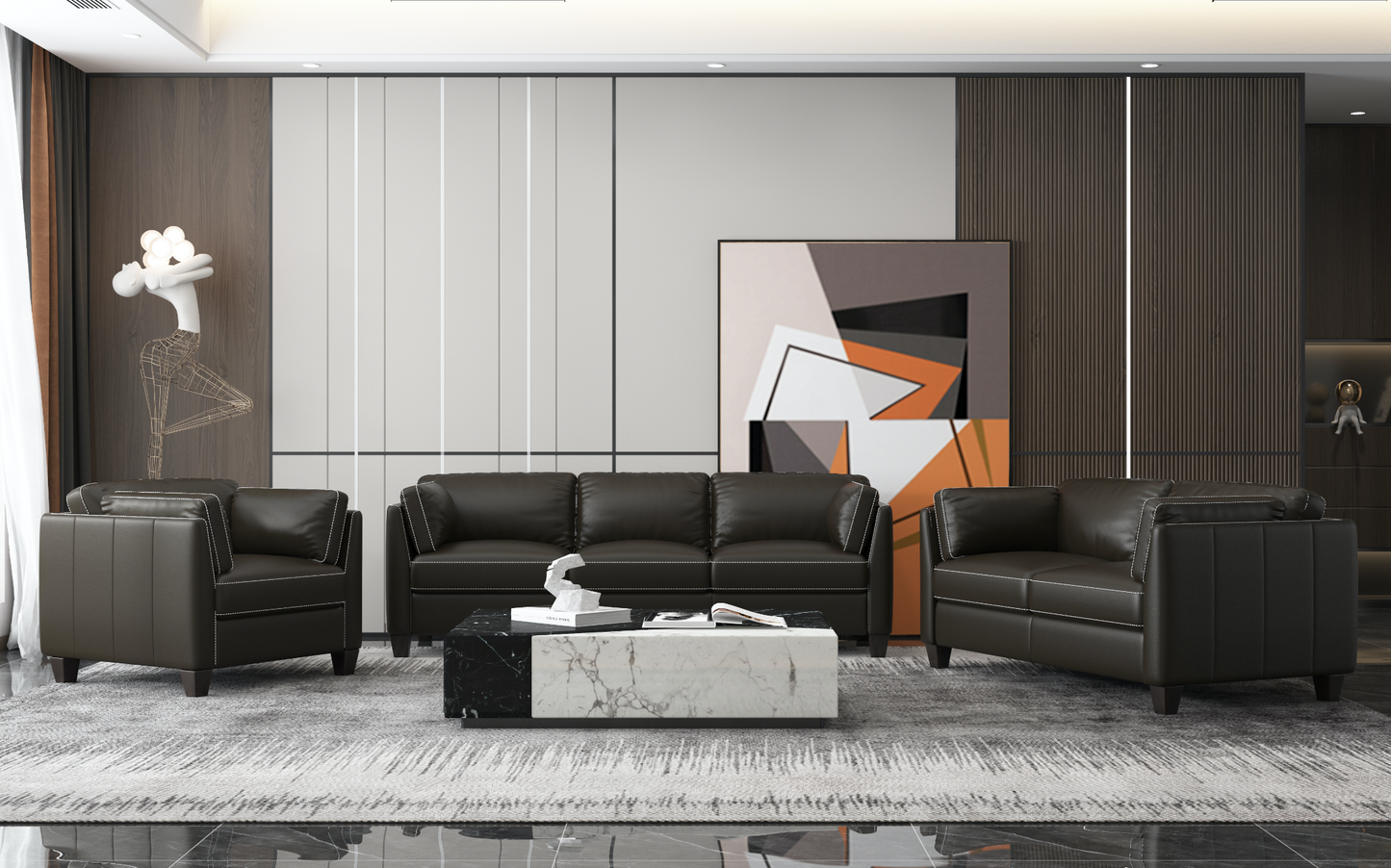 Matias 3 Piece Sofa Set