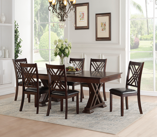 Katrien Dining Table with 6 Chairs