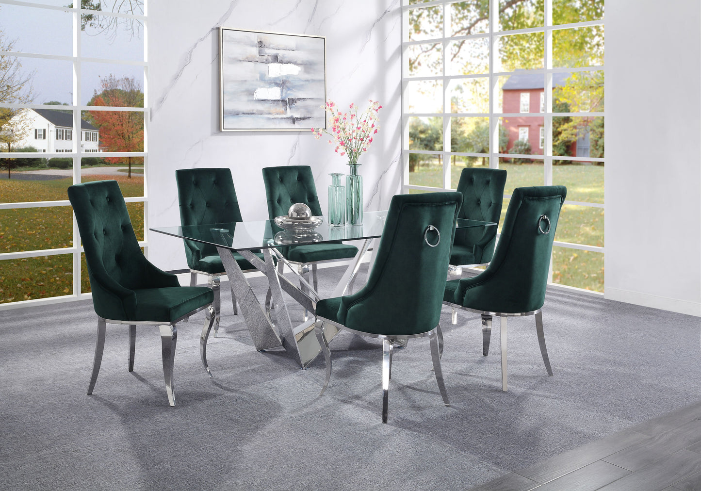 Dekel Dining Table with 6 Chairs