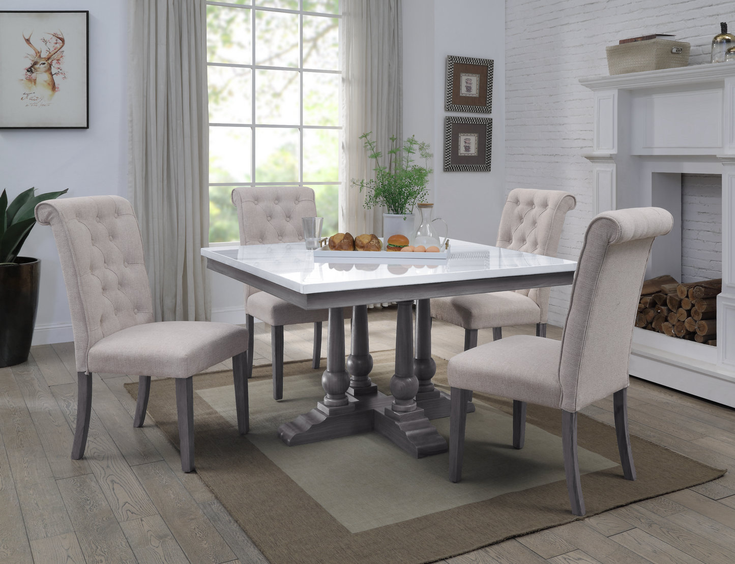 Yabeina Square Dining Table